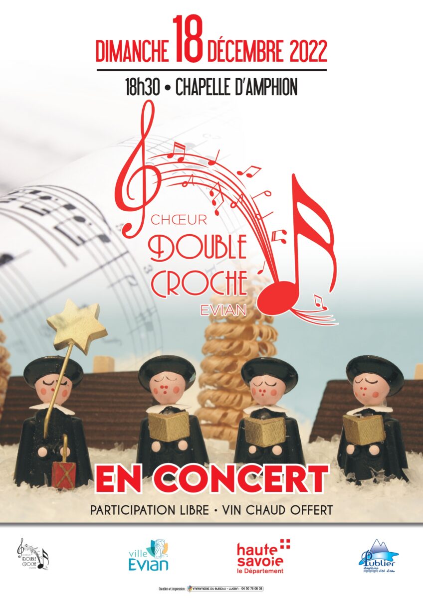 Chœur Double Croche en Concert @ Chapelle d'Amphion - Rue de La Chapelle