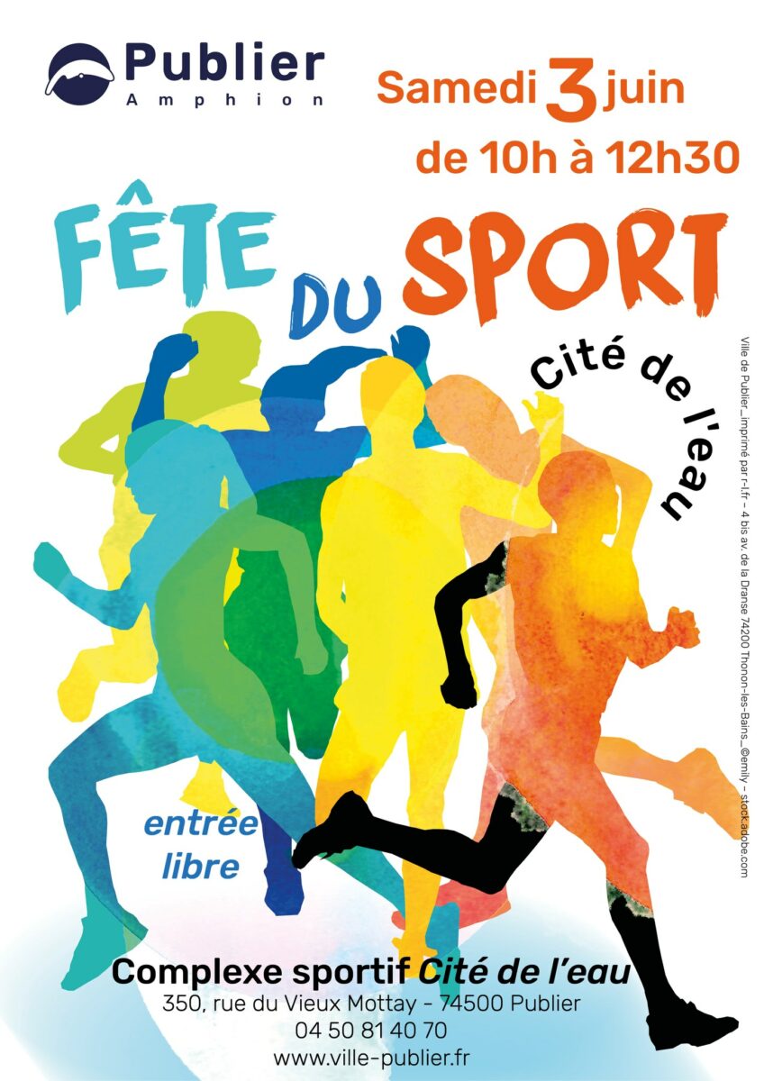 Fête du sport @ Centre sportif de la Cité de l'Eau